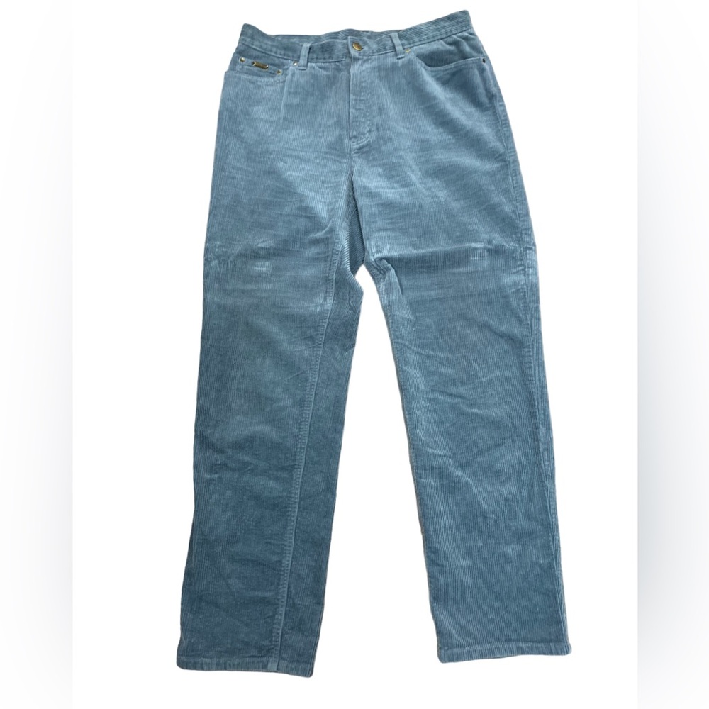 Women’s Vintage Lauren Ralph Lauren Light Blue Corduroy Pants